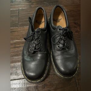 Dr Martens Oxfords Black Leather Lace Up Style Men 9 Women 10 Punk Grunge 90s